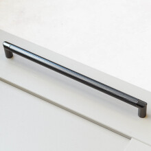 (320mm Handle) Gunmetal Chrome Knurled Long Handles 160mm & 320mm