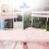 SUNMER 3-Piece Bistro Set with Foldable Table and Chairs - Pink 6