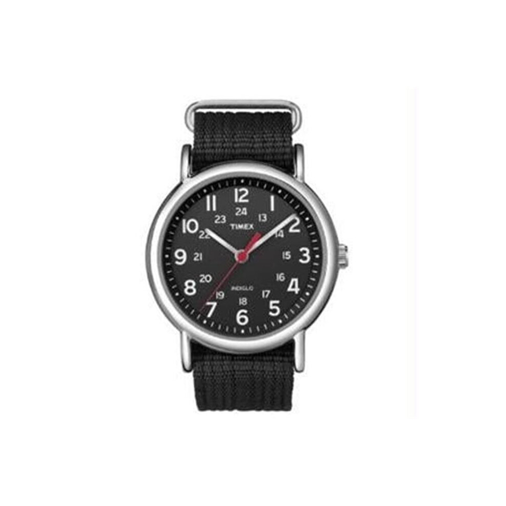 Timex Weekender Slip-Thru Watch - Black/Black