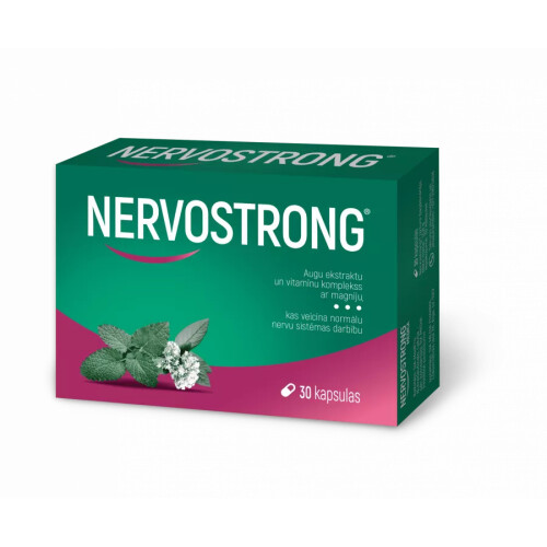 NERVOSTRONG Vitamin B Complex + Magnesium 30 Capsules
