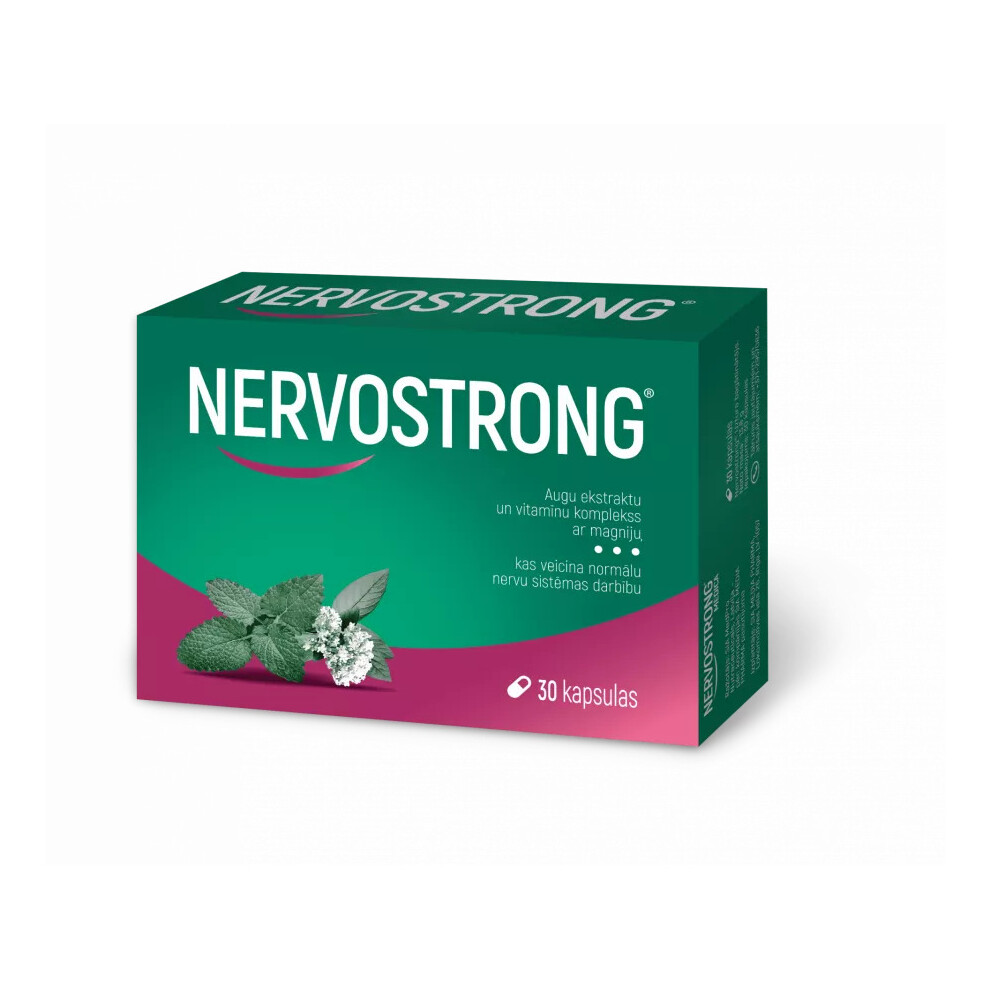 NERVOSTRONG Vitamin B Complex + Magnesium 30 Capsules