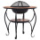 VidaXL vidaXL Mosaic Fire Pit Table Terracotta Ceramic Barbecue BBQ Tables Fireplace 5