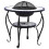 VidaXL vidaXL Mosaic Fire Pit Table Blue and White Ceramic Barbecue BBQ Fireplace 4