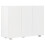 VidaXL vidaXL Sideboard High Gloss White Storage Drawer Hallway Entryway Cabinet 8