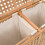 VidaXL vidaXL Solid Walnut Wood Laundry Bin 87.5x46x67cm Clothes Chest Storage Boxes 5