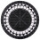 VidaXL vidaXL Mosaic Fire Pit Table Black and White Ceramic Barbecue BBQ Fireplace 7