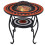 VidaXL vidaXL Mosaic Fire Pit Table Terracotta and White Ceramic Barbecue Fireplace 3