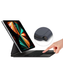 (apply to Ipad Por 11Inch, black) Smart Magic Keyboard For Ipad Pro 11" 1st,2nd,3rd/pro 12.9" 3rd,4th,5th/air 10.9" 4th,5th