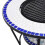 VidaXL vidaXL Mosaic Fire Pit Table Blue and White Ceramic Barbecue BBQ Fireplace 7