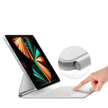 (apply to Ipad Por 12.9Inch, White) Smart Magic Keyboard For Ipad Pro 11" 1st,2nd,3rd/pro 12.9" 3rd,4th,5th/air 10.9" 4th,5th