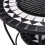 VidaXL vidaXL Mosaic Fire Pit Table Black and White Ceramic Barbecue BBQ Fireplace 6