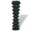 VidaXL vidaXL Chain Fence 1.5x25m Green Garden Patio Wire Mesh Panel Fencing Barrier 2