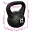 VidaXL Kettlebell Kettle Bell Weight Plates 24kg Workout Quality Plastic Coated 4