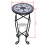 VidaXL New Balcony Mosaic Side Coffee Table Plant Flower Terrace Black Wedding Dining 5