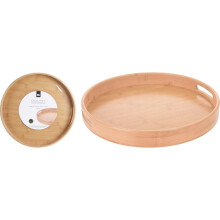 SERVING TRAY ROUND BAMBOO 40CM