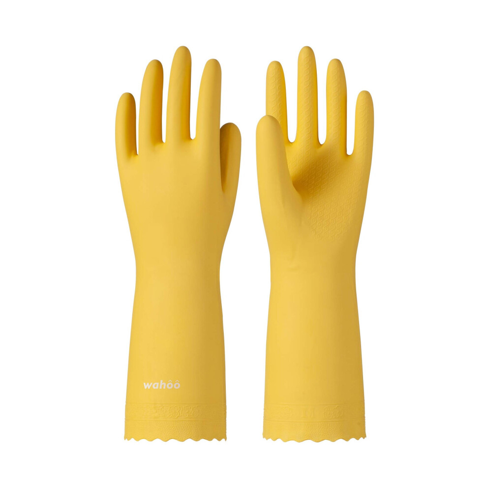 Washing Dishes And Clean Gloves, You Can Reuse The Lining Kitchen Gloves, Non -Slip Yellow-image-OPC-PBMTPQC-NEW
