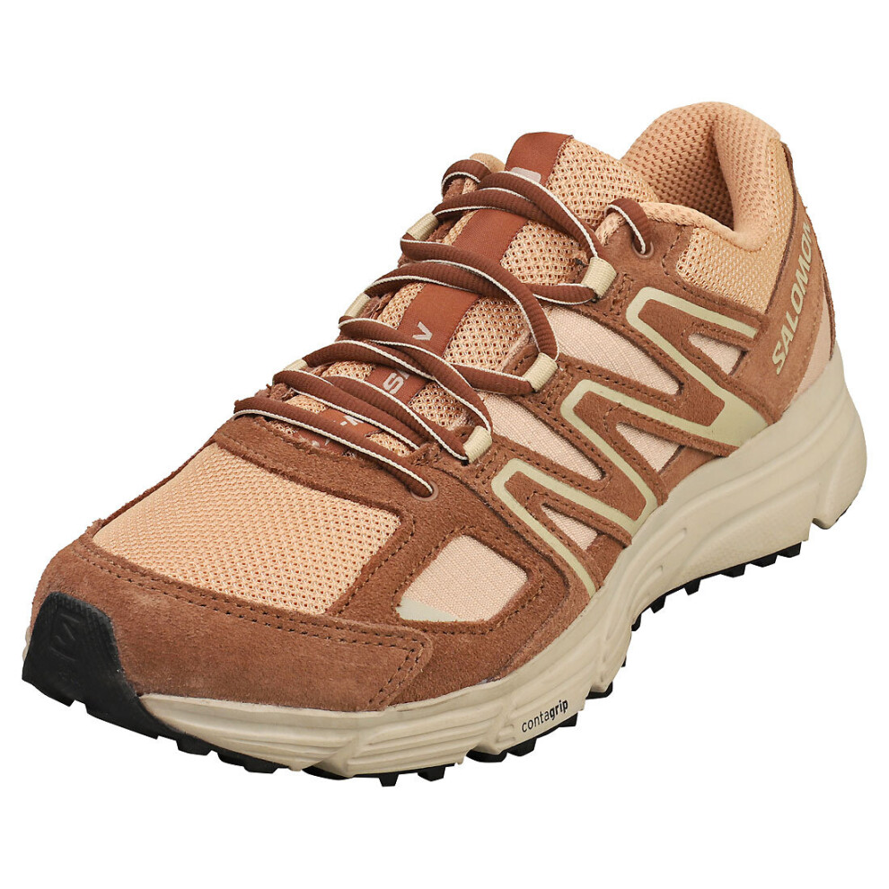 (9) Salomon X-mission 4 Mens Walking Trainers in Acorn