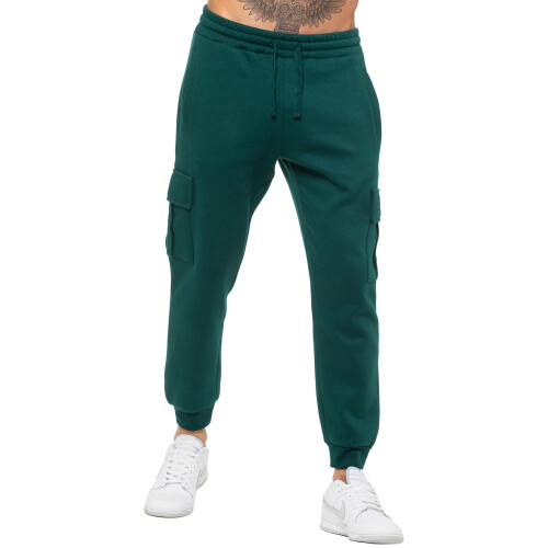 Ze Enzo (M, Green) Enzo Mens Cargo Joggers 1