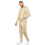 Ze Enzo (XL, Stone) Enzo Mens Cargo Joggers 5