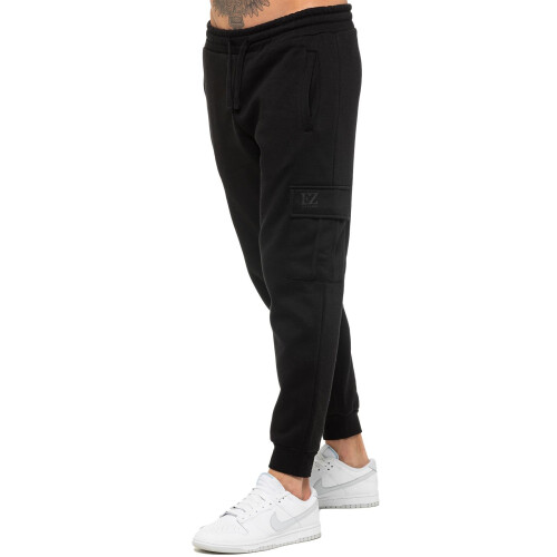 Ze Enzo (M, Black) Enzo Mens Cargo Joggers 2