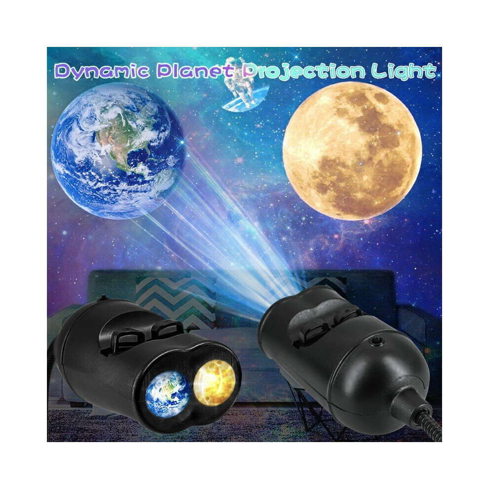 5V USB Dynamic Planet Moon Earth LED Night Light Projection