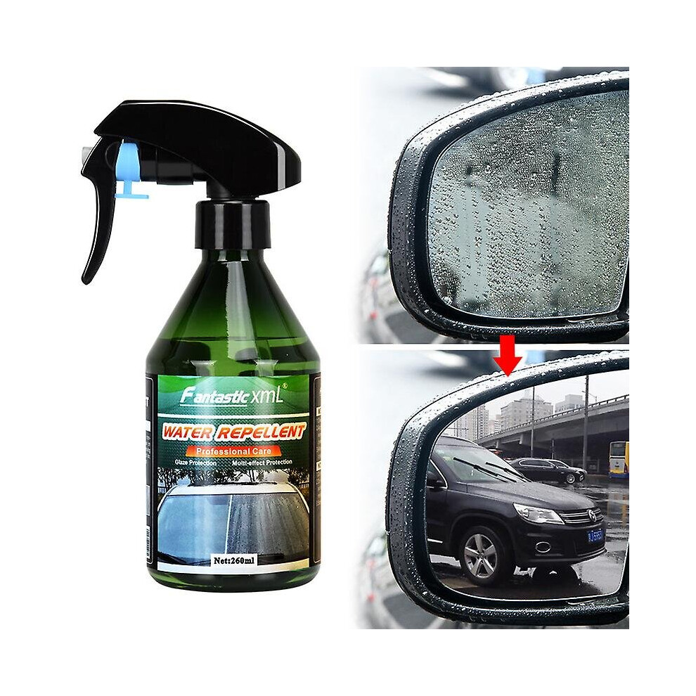 260Ml Car Liquid Glass Coating Agent Hydrophobic Water Rain Repellent Spray 768611148534