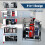 Casart Golf Bag Storage Rack Double Golf Bag Organizer Golf Bag Stand 8