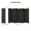 Costway 271 x 180cm 6-Panel Room Divider Folding Privacy Screen Metal Hinge 2