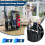 Casart Golf Bag Storage Rack Double Golf Bag Organizer Golf Bag Stand 6