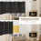 Costway 271 x 180cm 6-Panel Room Divider Folding Privacy Screen Metal Hinge 9