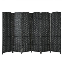 271 x 180cm 6-Panel Room Divider Folding Privacy Screen Metal Hinge
