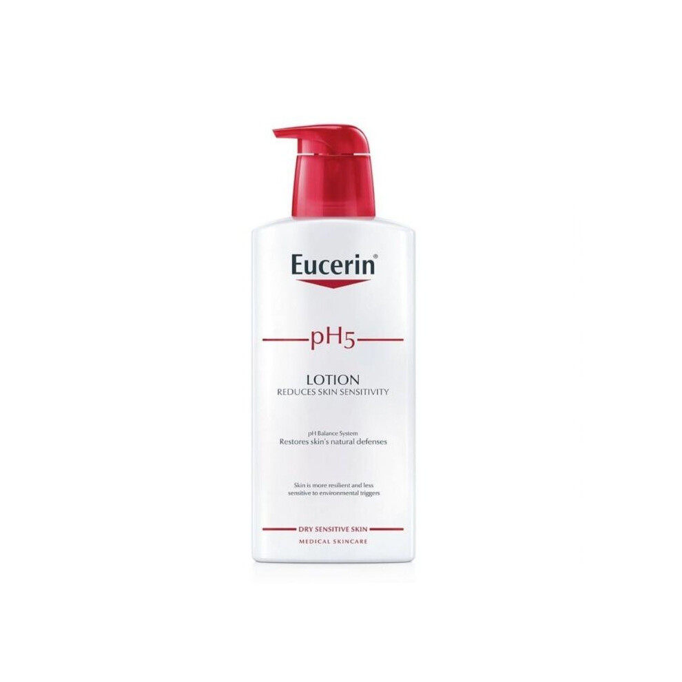 Eucerin pH5 Skin Protection Moisturizing Body Lotion For Allergy-prone & Sensitive Skin 400ml