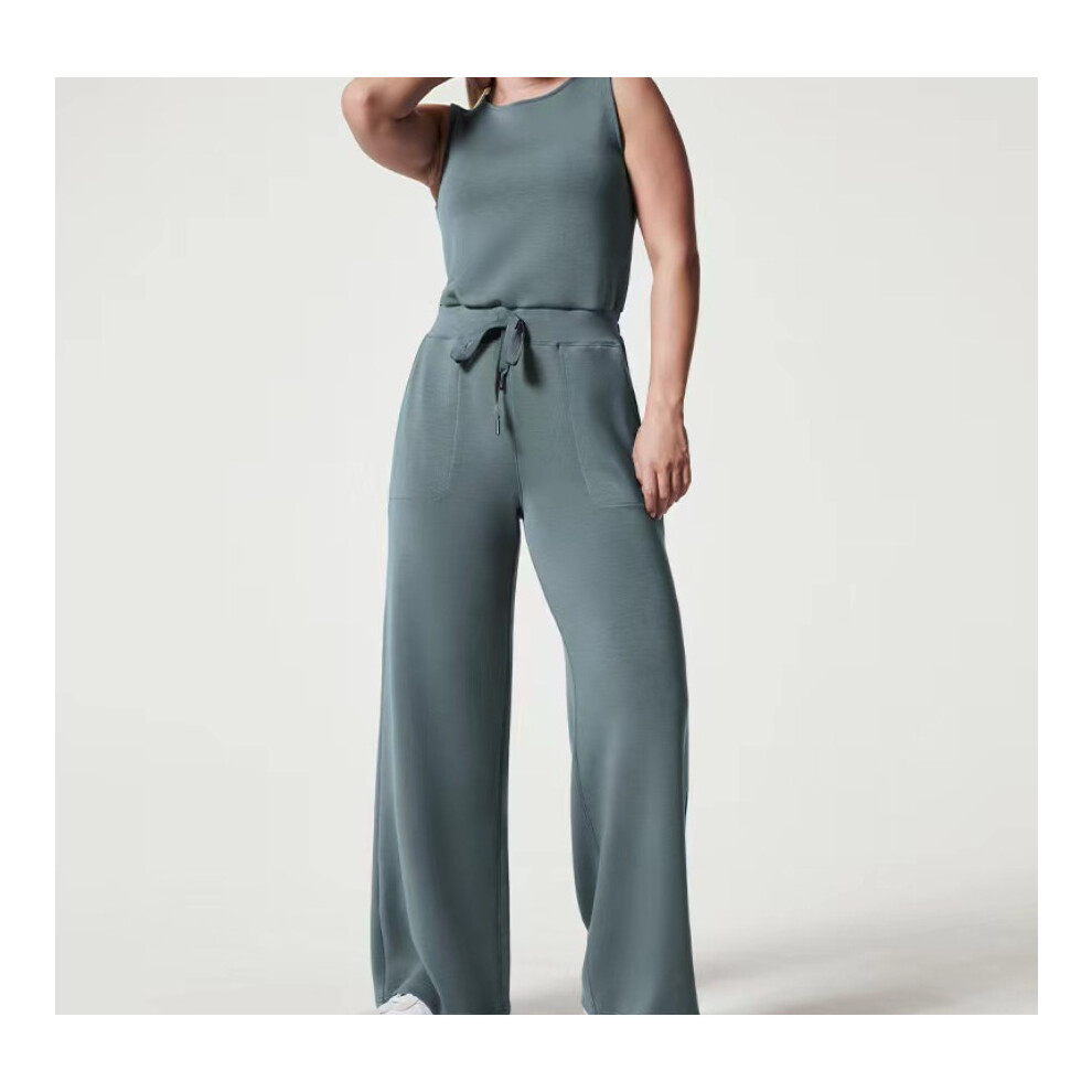 (  Blue, 3XL) The Air Essentials Jumpsuit 2023 New jump suit for Women Casual-image-OPC-PBMWK2F-NEW