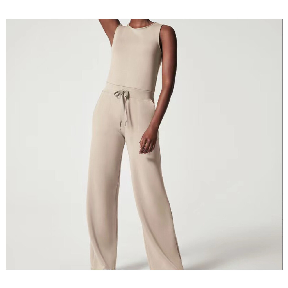 (  apricot, XL) The Air Essentials Jumpsuit 2023 New jump suit for Women Casual-image-OPC-PBMWK2M-NEW