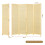 Costway 181 x 180cm 4 Panel Room Divider Screen Folding Partition Screen 2