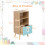 Casart 3-tier Kids Storage Shelf Home Organizer Display Toy Storage Shelf 2