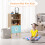 Casart 3-tier Kids Storage Shelf Home Organizer Display Toy Storage Shelf 3