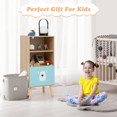 Casart 3-tier Kids Storage Shelf Home Organizer Display Toy Storage Shelf 2