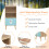 Casart 3-tier Kids Storage Shelf Home Organizer Display Toy Storage Shelf 8