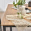 Costway 3-Piece Dining Table Set with 2 Benches Space-Saving Dining Furniture 7