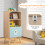 Casart 3-tier Kids Storage Shelf Home Organizer Display Toy Storage Shelf 6