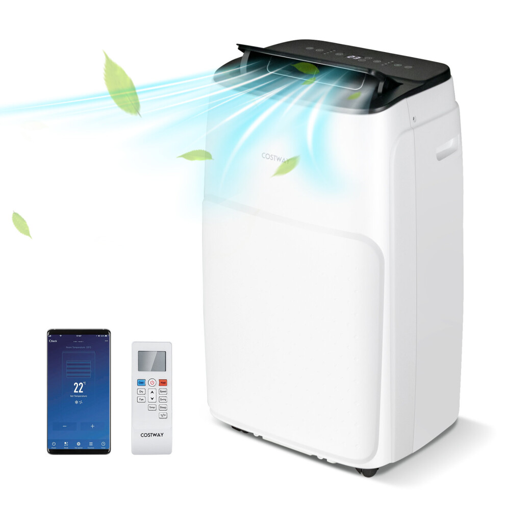 12,000 BTU Portable Air Conditioner Cooling Heating & Dehumidifying AC