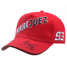 (Red) Marc Motogp Marquez 93 Ant Sign Embroidery Baseball Peaked Cap Hat Sun Visor