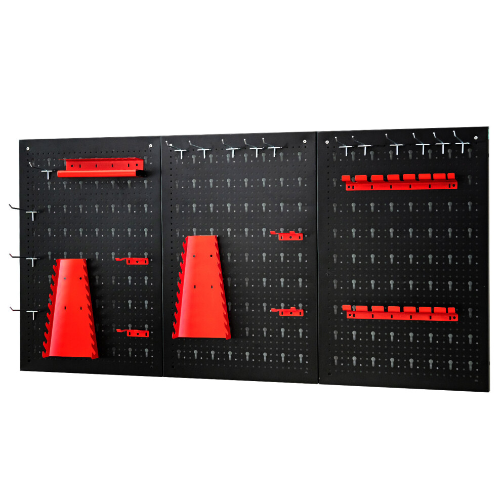 Pegboard Wall Organizer Multifunctional Garage Storage Wrench Set Rack