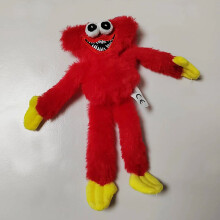 (Red) Huggy Wuggy Keychain Plush Toy Doll Child Birthday Halloween Gift