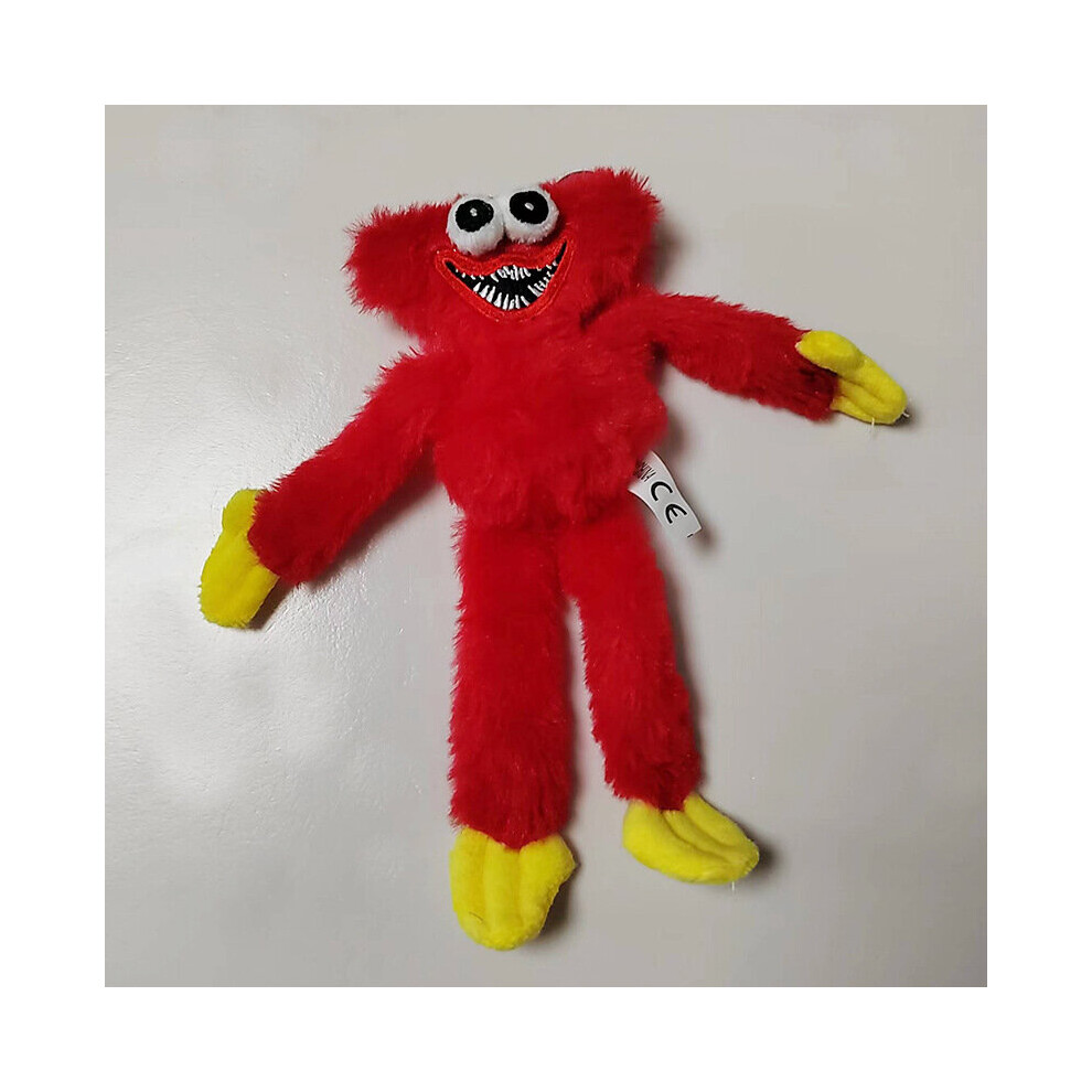 (Red) Huggy Wuggy Keychain Plush Toy Doll Child Birthday Halloween Gift