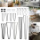 Table Legs 4pcs Hairpin Legs with Protector and Screws Heavy Duty Metal Steel Desk Legs 1