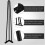 Table Legs 4pcs Hairpin Legs with Protector and Screws Heavy Duty Metal Steel Desk Legs 5