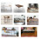 Table Legs 4pcs Hairpin Legs with Protector and Screws Heavy Duty Metal Steel Desk Legs 10