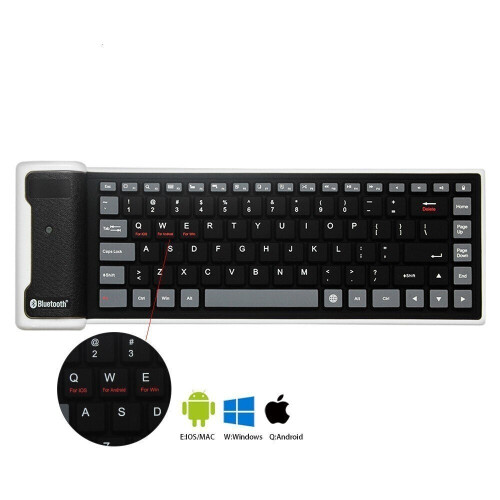 Foldable Bluetooth Waterproof Keyboard - A Keyboard You Can Take to Anywhere! 1